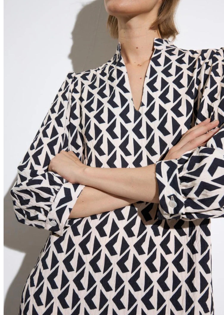 TINTA PRINT DRESS STYLE AROGANA COLOUR  MULTI