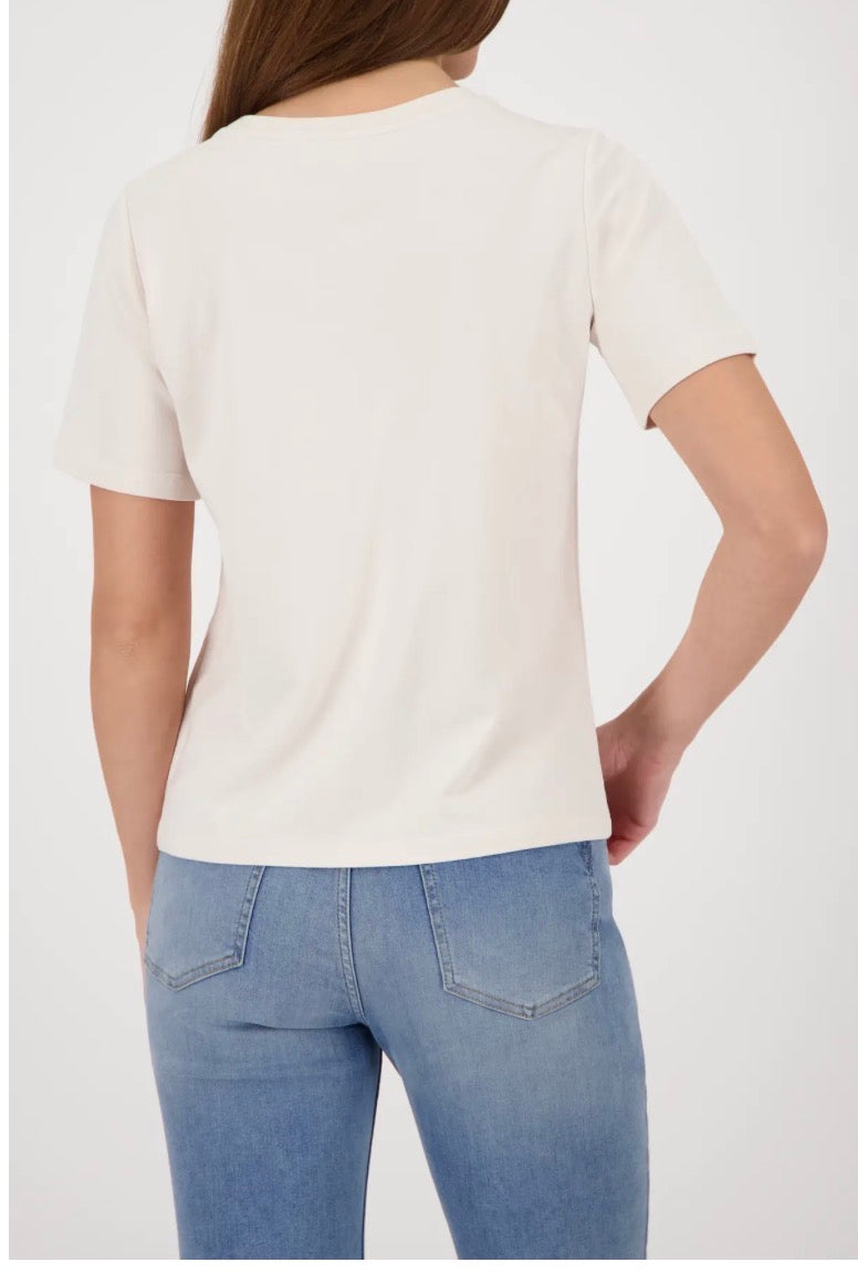 MONARI T-SHIRT STYLE 410112 COLOUR CHAMPAGNE BEIGE