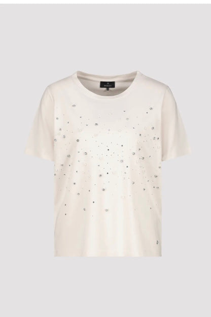 MONARI T-SHIRT STYLE 410112 COLOUR CHAMPAGNE BEIGE