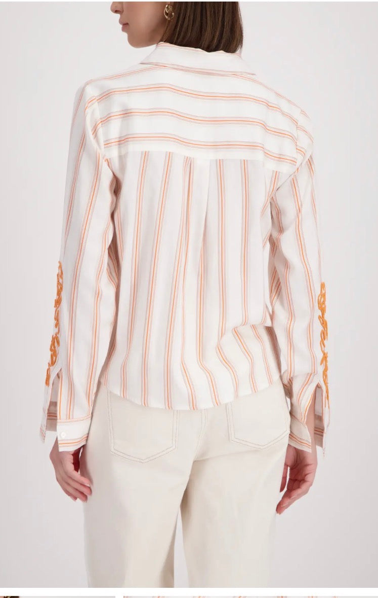 MONARI BLOUSE STYLE 410249 COLOUR OFF-WHITE PATTERN