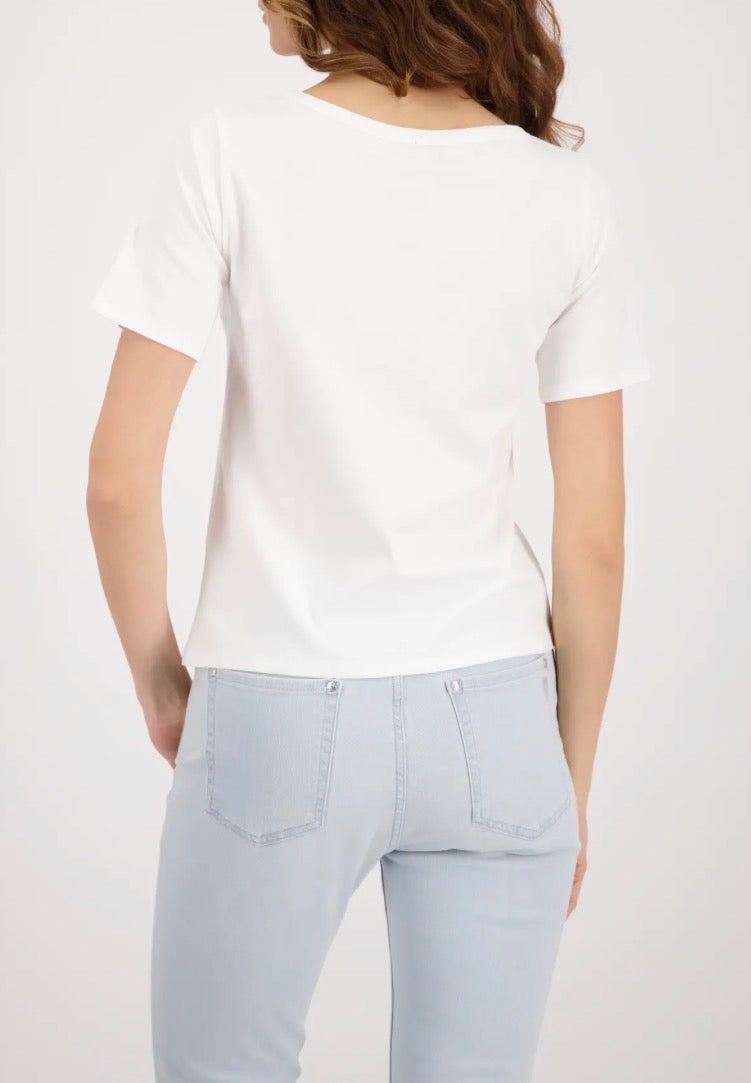 MONARI T-SHIRT STYLE 410135 COLOUR OFF-WHITE