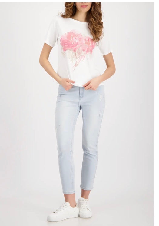 MONARI T-SHIRT STYLE 410135 COLOUR OFF-WHITE