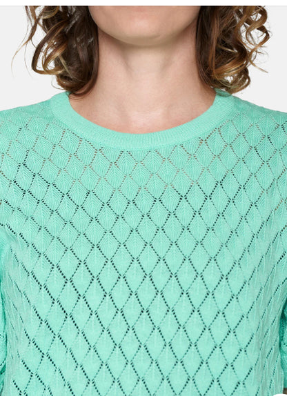 BRANDTEX PULLOVER | STYLE 217434 | COLOUR OPAL GREEN 5276