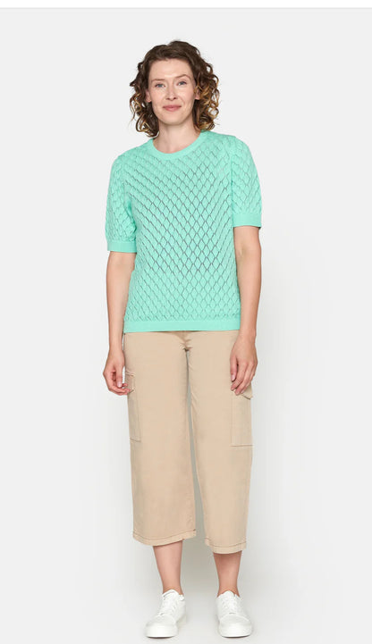 BRANDTEX PULLOVER | STYLE 217434 | COLOUR OPAL GREEN 5276