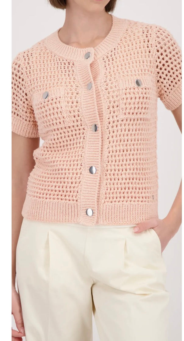 MONARI CARDIGAN STYLE 410849 COLOUR SUMMER PEACH