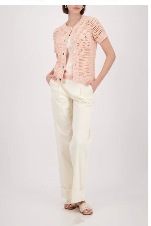 MONARI CARDIGAN STYLE 410849 COLOUR SUMMER PEACH