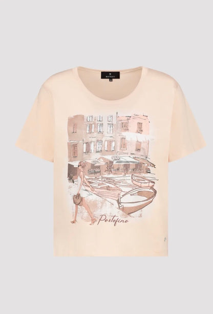 MONARI T SHIRT STYLE 410553 COLOUR SUMMER PEACH