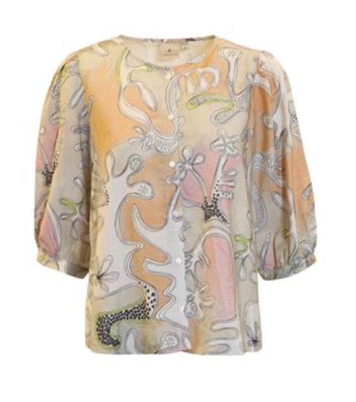 BRANDTEX BLOUSE STYLE 220239 COLOUR SAND