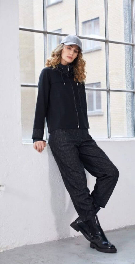 NAYA TROUSERS STYLE NAW25254 COLOUR BLACK & WHITE