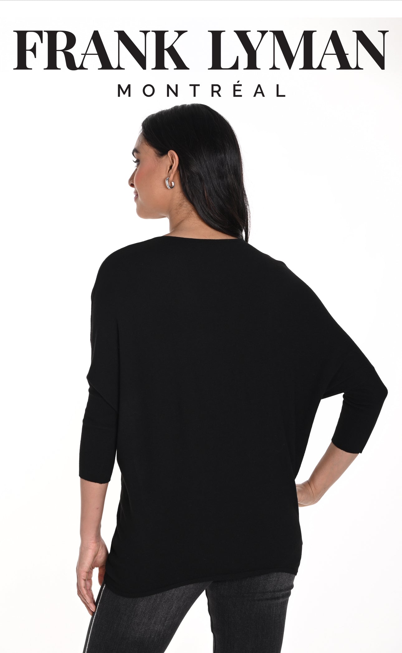 FRANK LYMAN KNIT TOP STYLE 243492U COLOUR BLACK