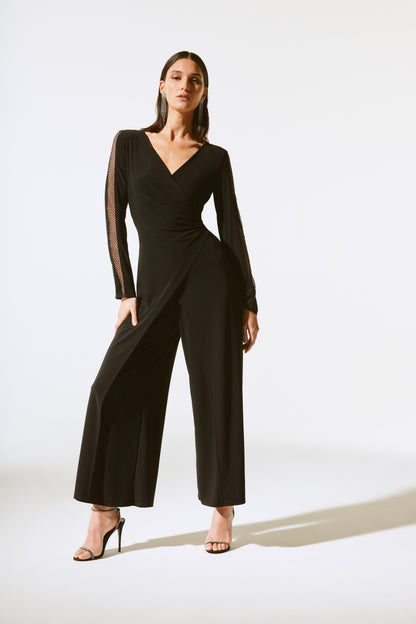 JOSEPH RIBKOFF JUMPSUIT STYLE 243722 COLOUR BLACK