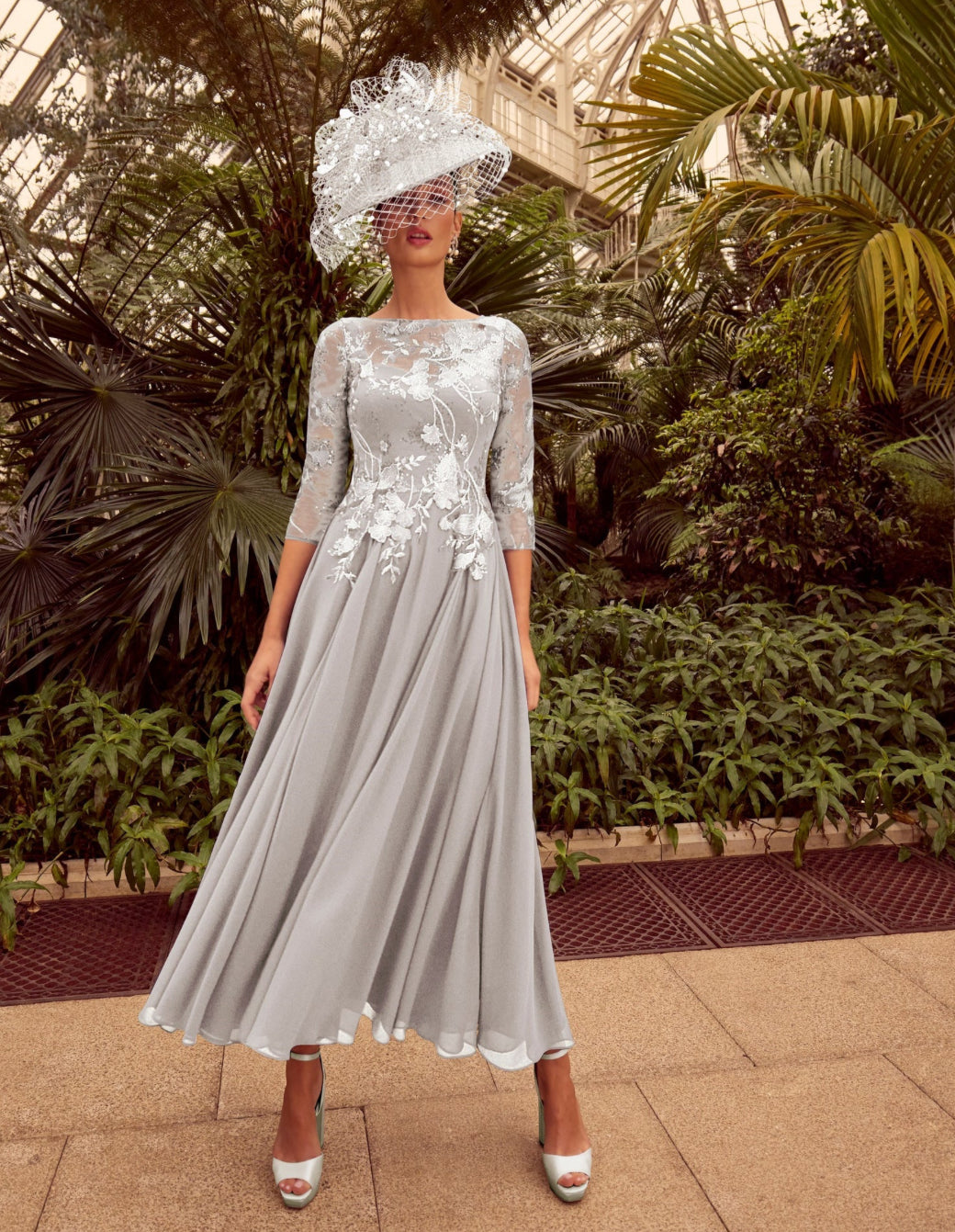VENI INFANTINO DRESS STYLE 992318 COLOUR SILVER