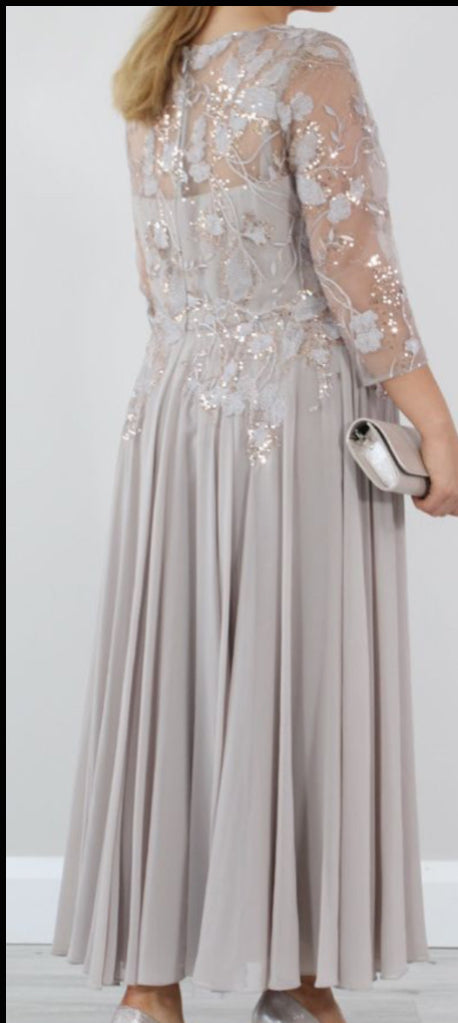 VENI INFANTINO DRESS STYLE 992318 COLOUR SILVER