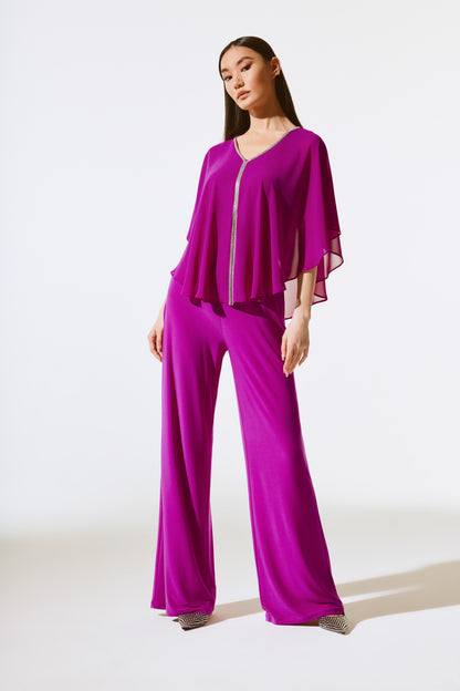 JOSEPH RIBKOFF PANT STYLE 221340F24 COLOUR EMPRESS