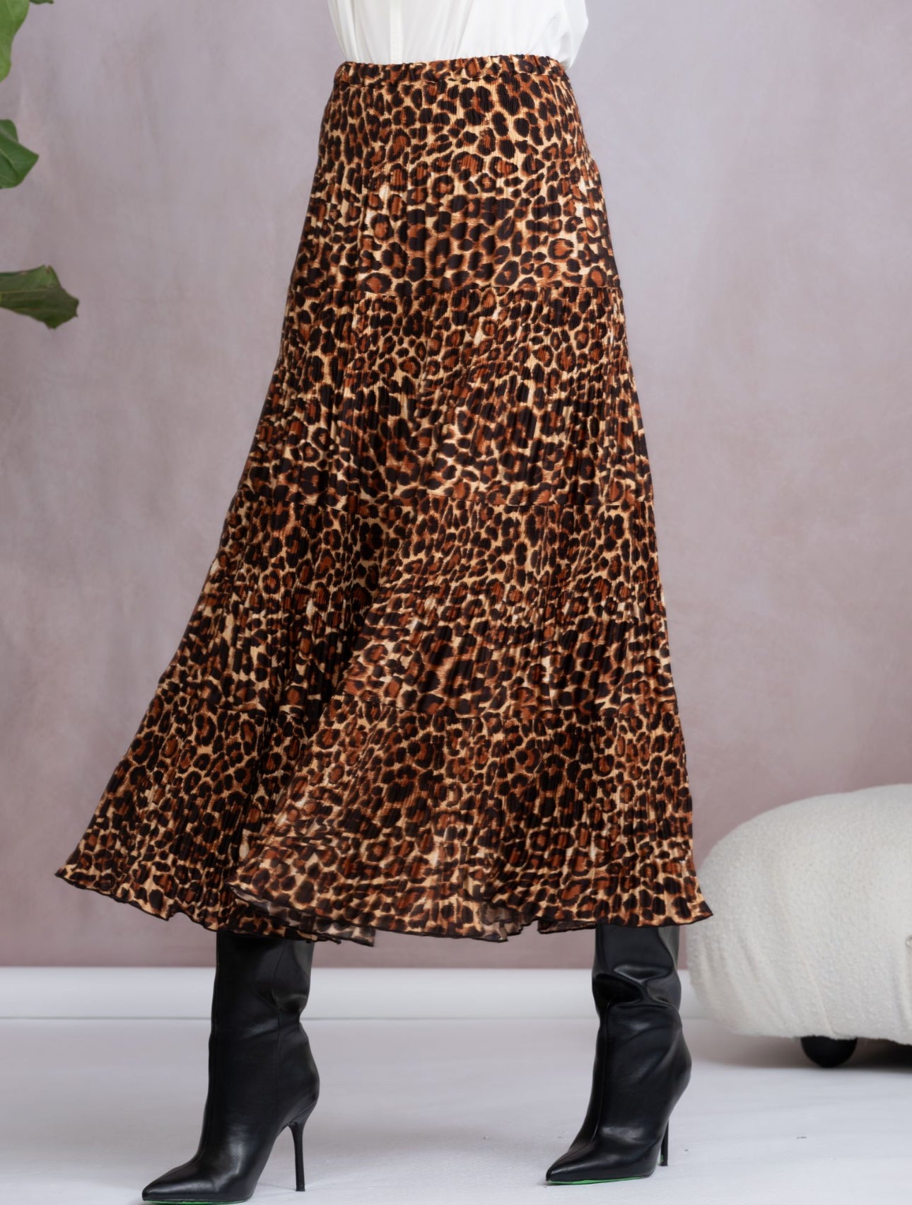 ALISON SHERI PRINT SKIRT STYLE A46225 COLOUR AS SHOWN
