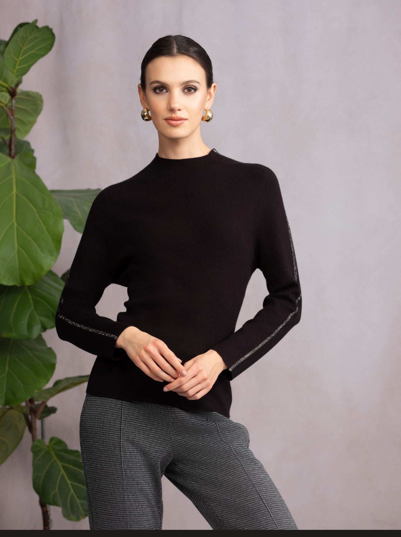 ALISON SHERI TOP STYLE A46462 COLOUR BLACK