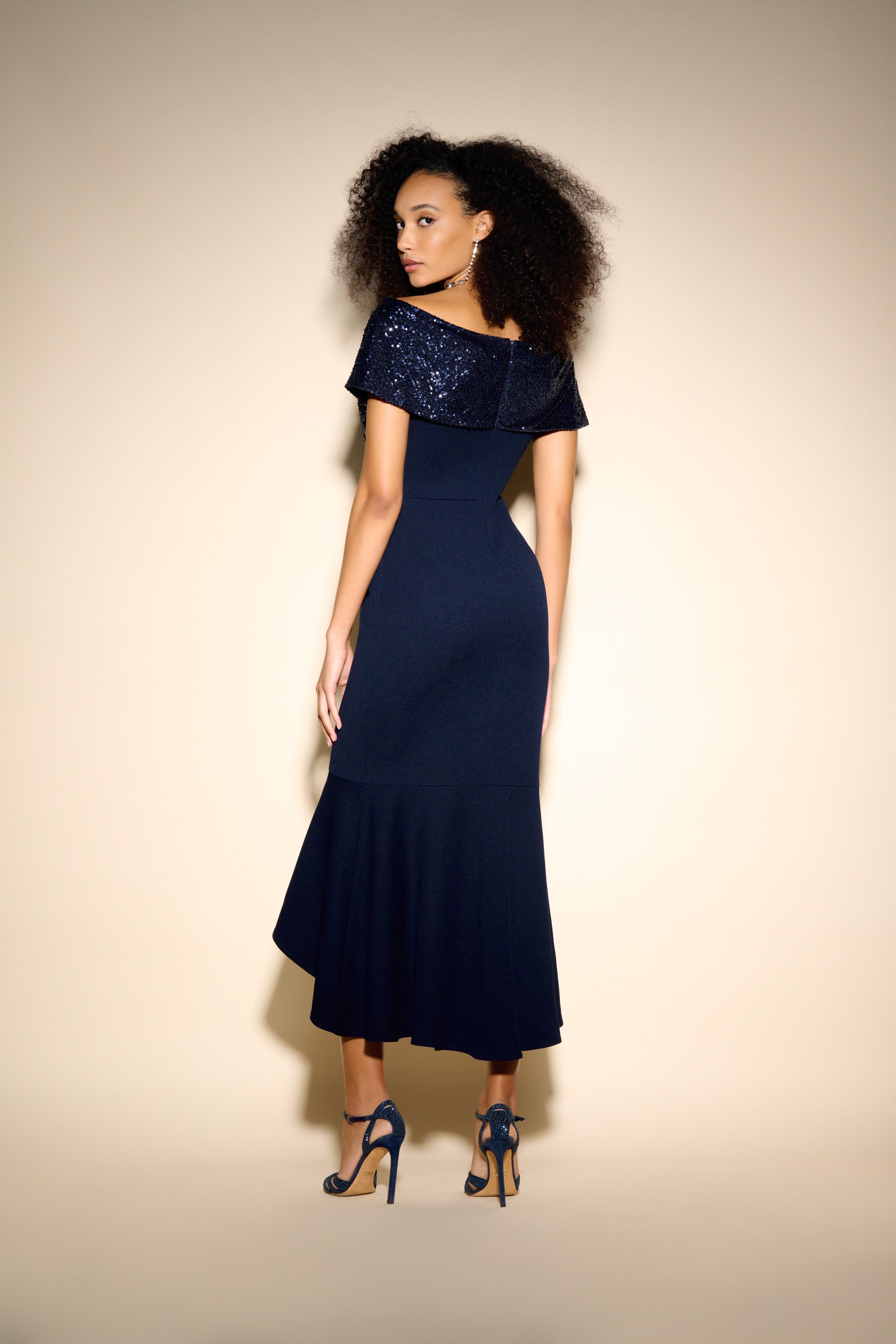 JOSEPH RIBKOFF DRESS STYLE 233731 COLOUR MIDNIGHT BLUE