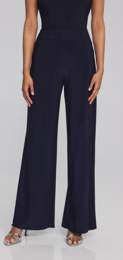 JOSEPH RIBKOFF WIDE LEG PANTS STYLE 221340 COLOUR MIDNIGHT BLUE