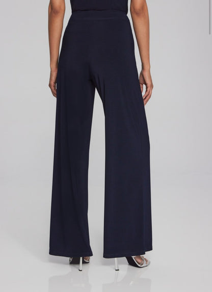 JOSEPH RIBKOFF WIDE LEG PANTS STYLE 221340 COLOUR MIDNIGHT BLUE