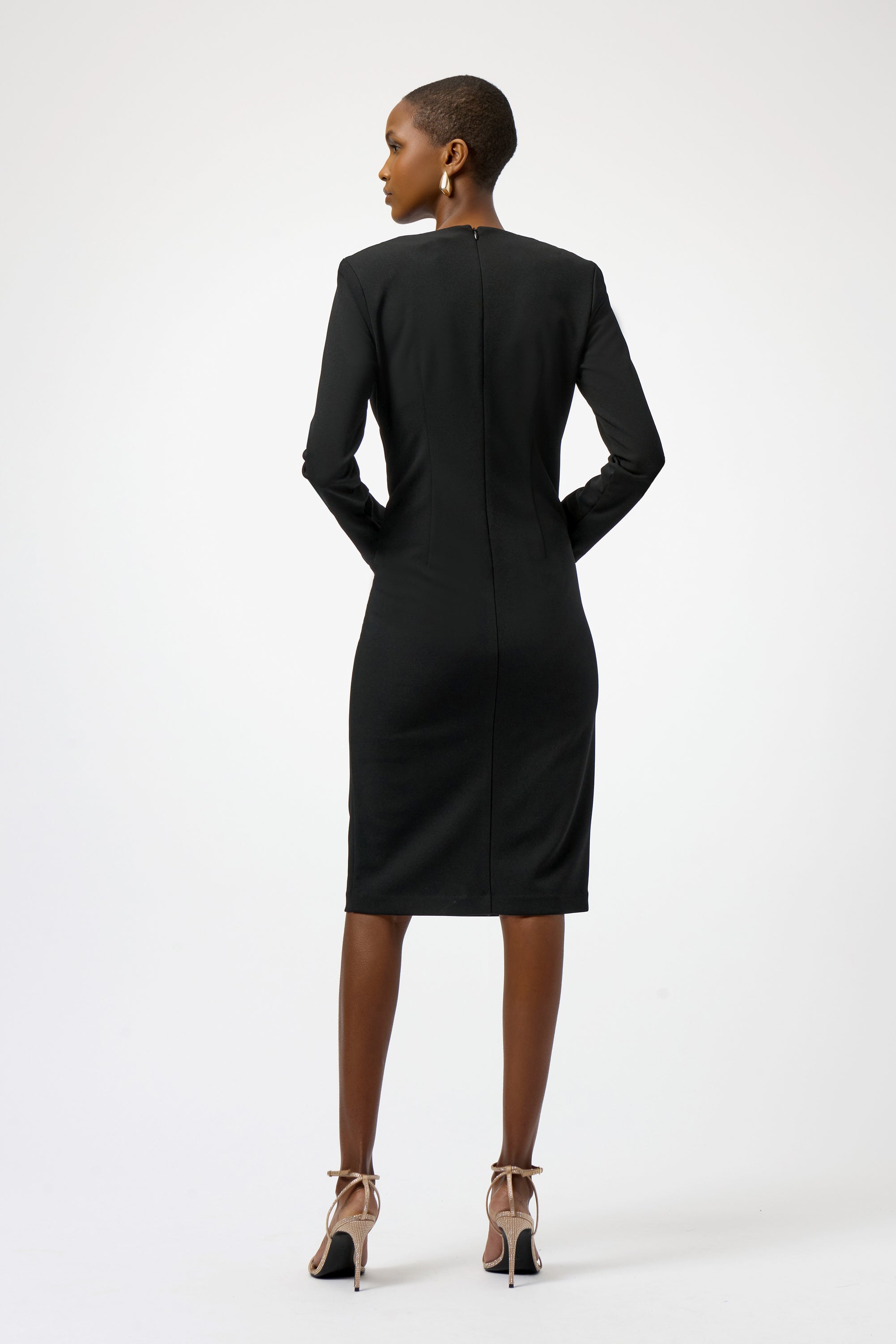 JOSEPH RIBKOFF DRESS STYLE 254069 COLOUR BLACK