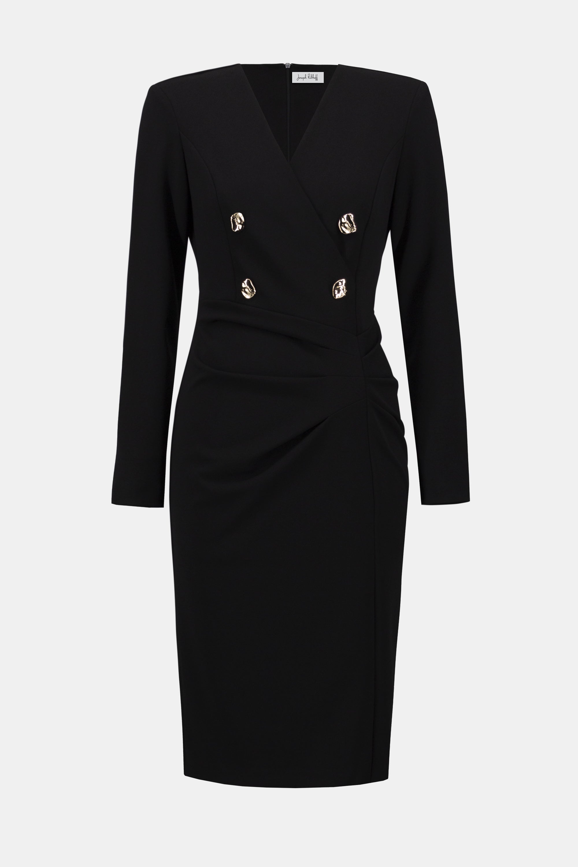 JOSEPH RIBKOFF DRESS STYLE 254069 COLOUR BLACK