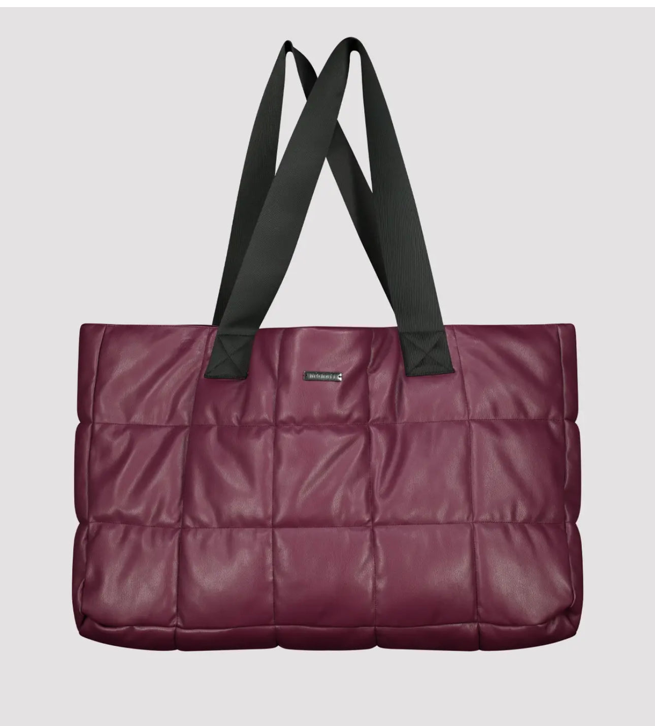 MONARI FAUX LEATHER QUILTED BAG WITH SNAP BUTTON STYLE 809154 COLOUR BORDEAUX