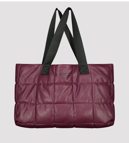 MONARI FAUX LEATHER QUILTED BAG WITH SNAP BUTTON STYLE 809154 COLOUR BORDEAUX