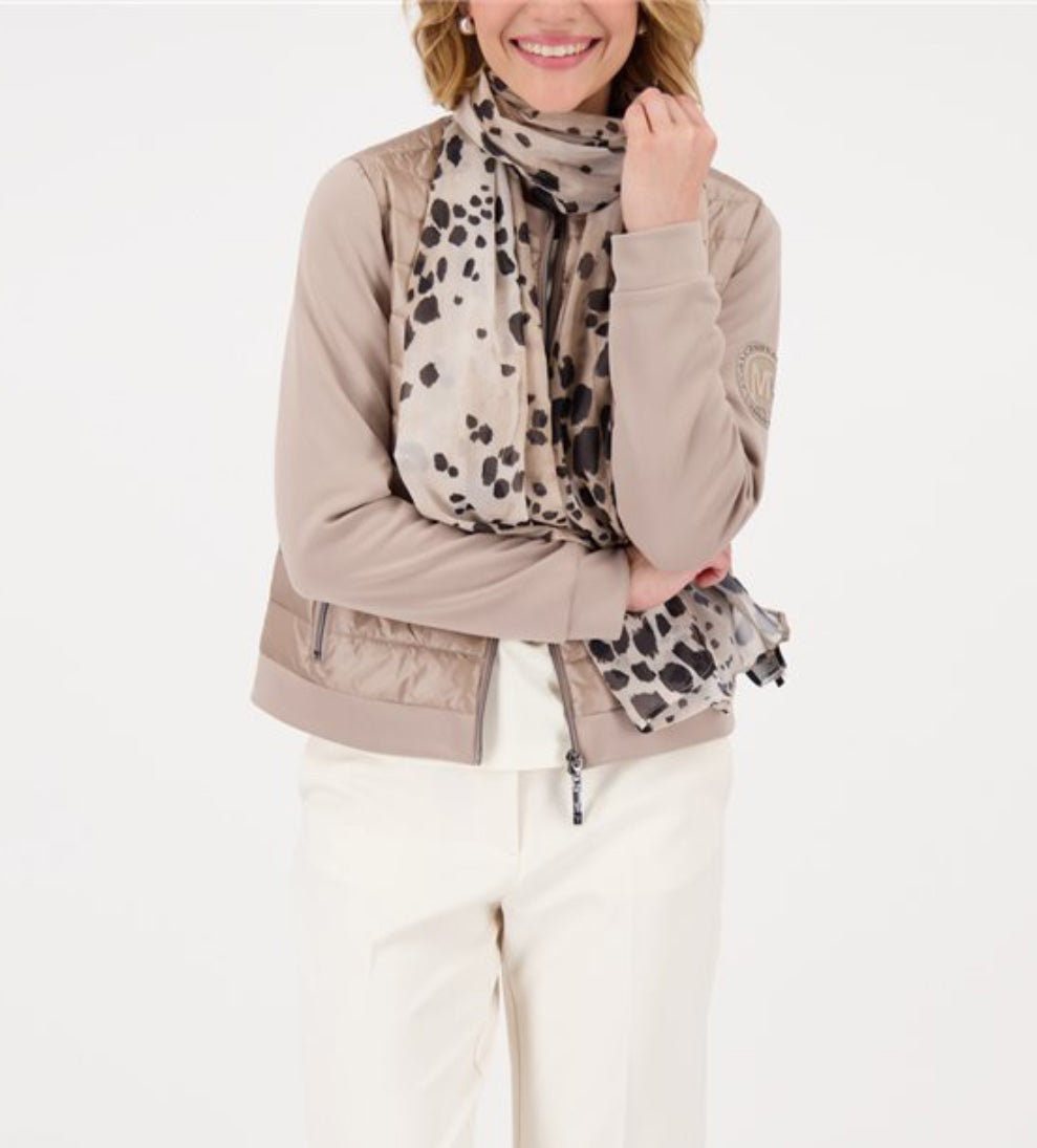 MONARI SCARF LEOPARD PRINT STYLE 808737 COLOUR CASHMERE PATTERN