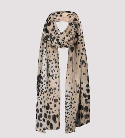 MONARI SCARF LEOPARD PRINT STYLE 808737 COLOUR CASHMERE PATTERN