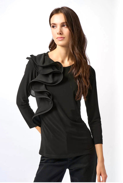 JOSEPH RIBKOFF TOP STYLE 253047 COLOUR BLACK