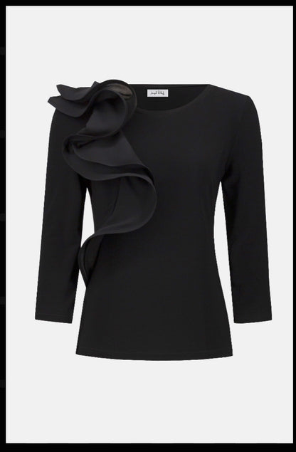 JOSEPH RIBKOFF TOP STYLE 253047 COLOUR BLACK