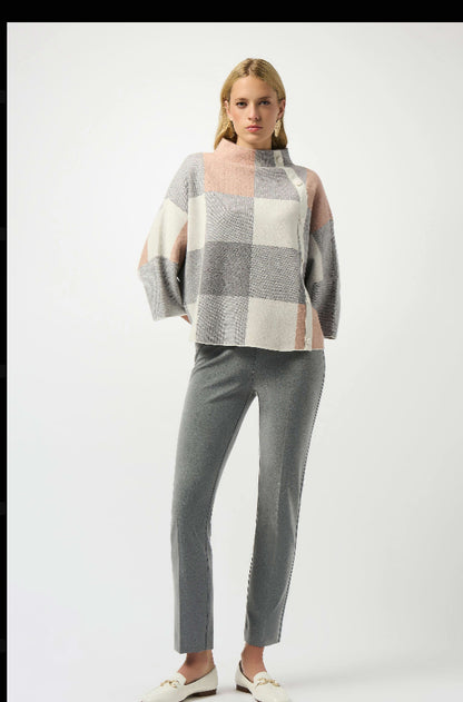 JOSEPH RIBKOFF SWEATER STYLE 243948F25 COLOUR ROSE/MULTI