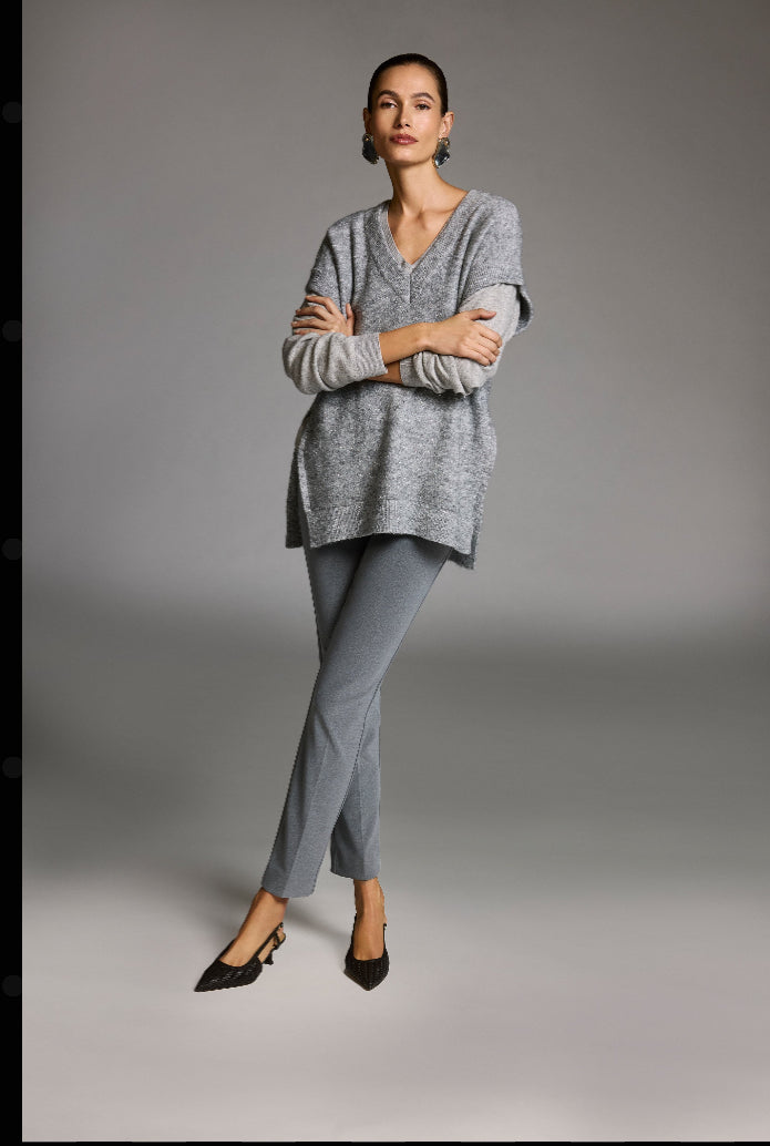 JOSEPH RIBKOFF SPARKLY TUNIC STYLE 253957 COLOUR GREY