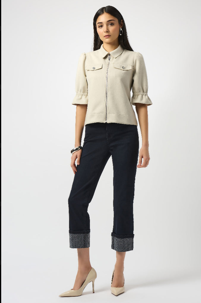 JOSEPH RIBKOFF JACKET STYLE 253159 COLOUR MOONSTONE