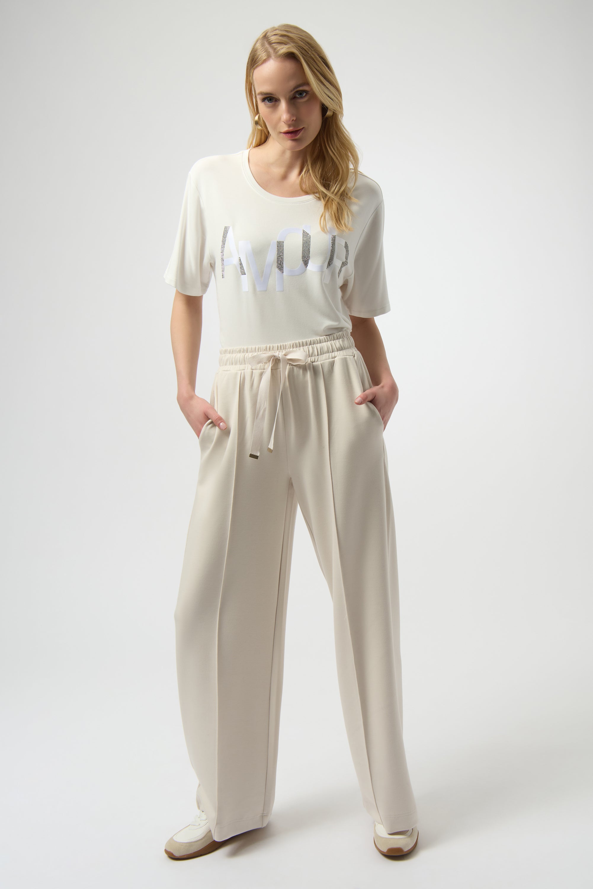 JOSEPH RIBKOFF TOP STYLE 254958 COLOUR WINTER WHITE