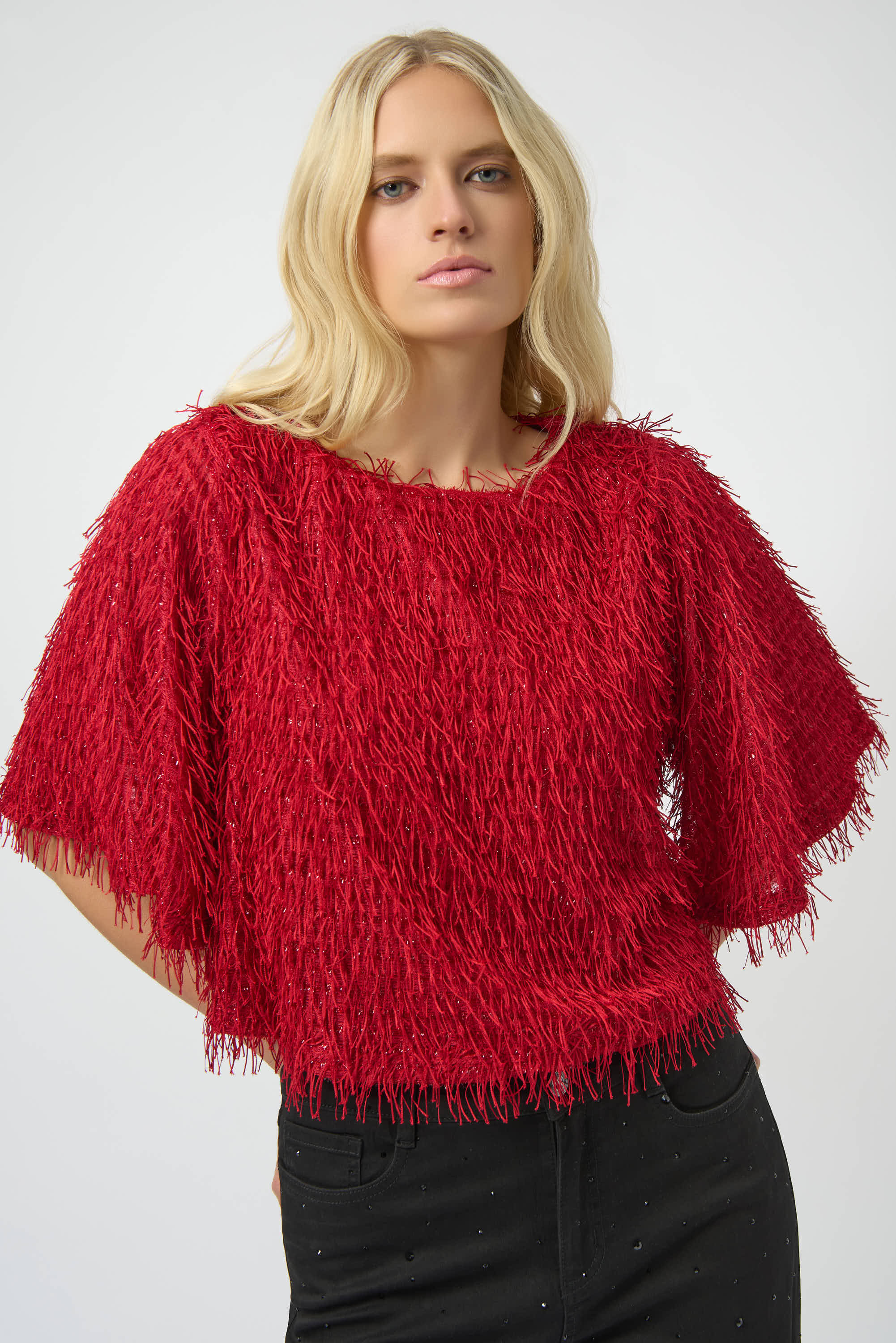 JOSEPH RIBKOFF TOP STYLE 254105 COLOUR RED