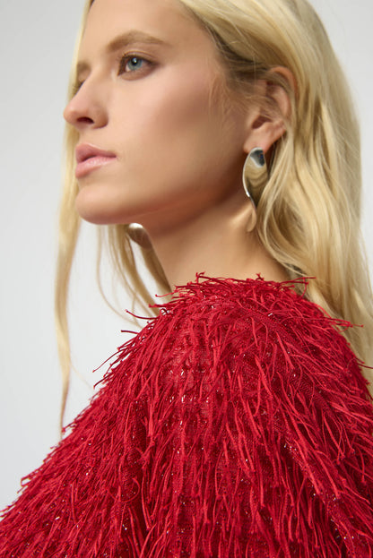 JOSEPH RIBKOFF TOP STYLE 254105 COLOUR RED
