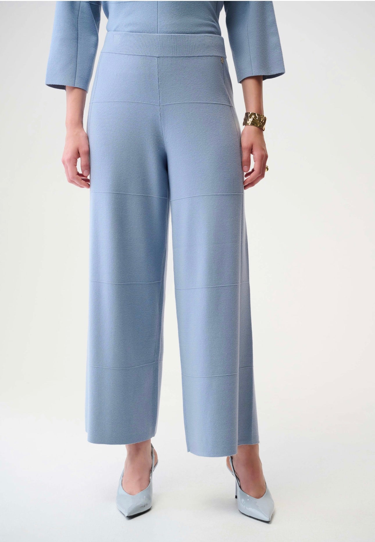 JOSEPH RIBKOFF VISCOSE CULOTTE PANTS STYLE 261982 COLOUR CHAMBRAY