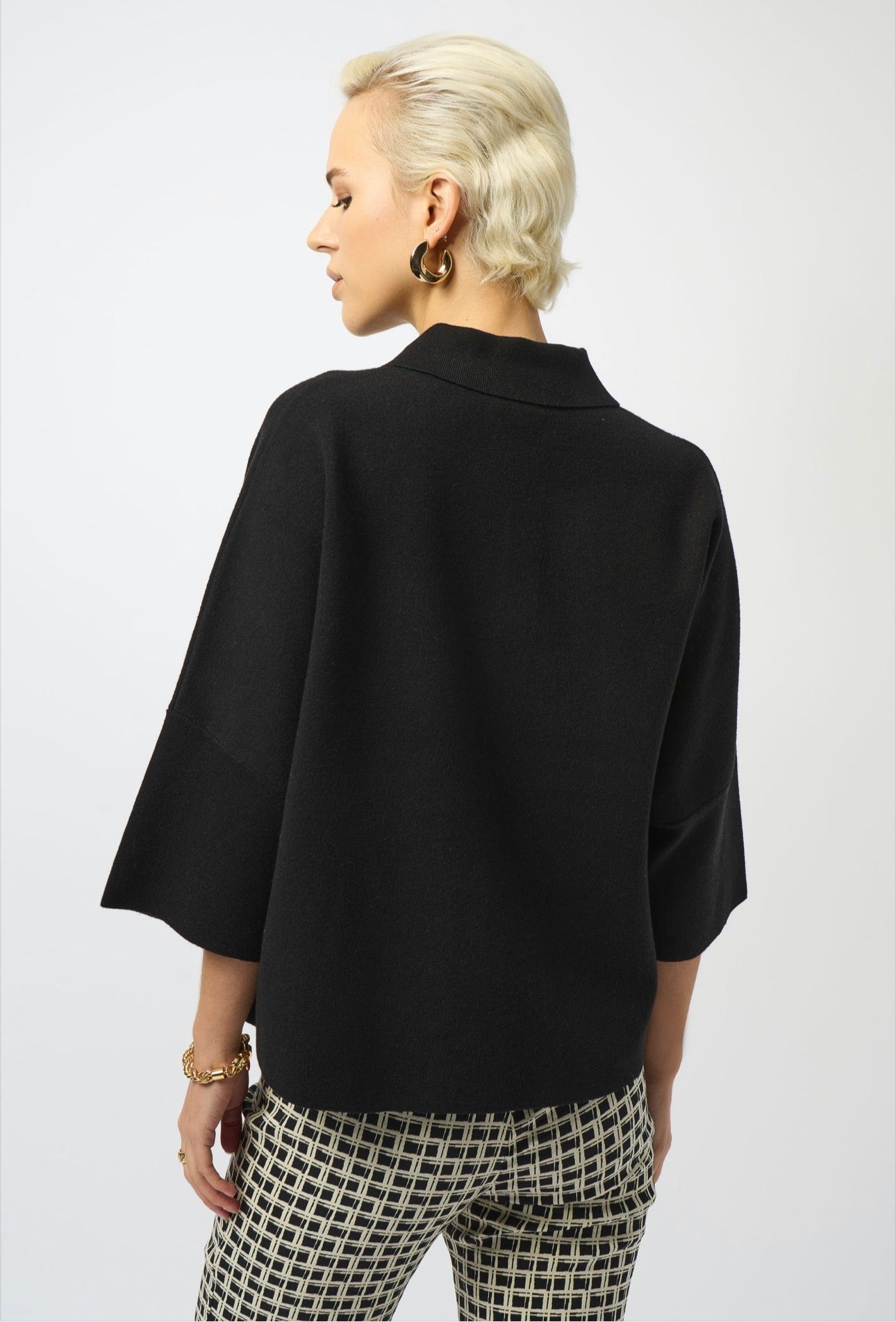 JOSEPH RIBKOFF TOP STYLE 253962 COLOUR BLACK