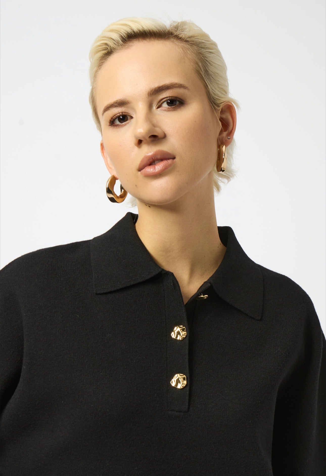 JOSEPH RIBKOFF TOP STYLE 253962 COLOUR BLACK