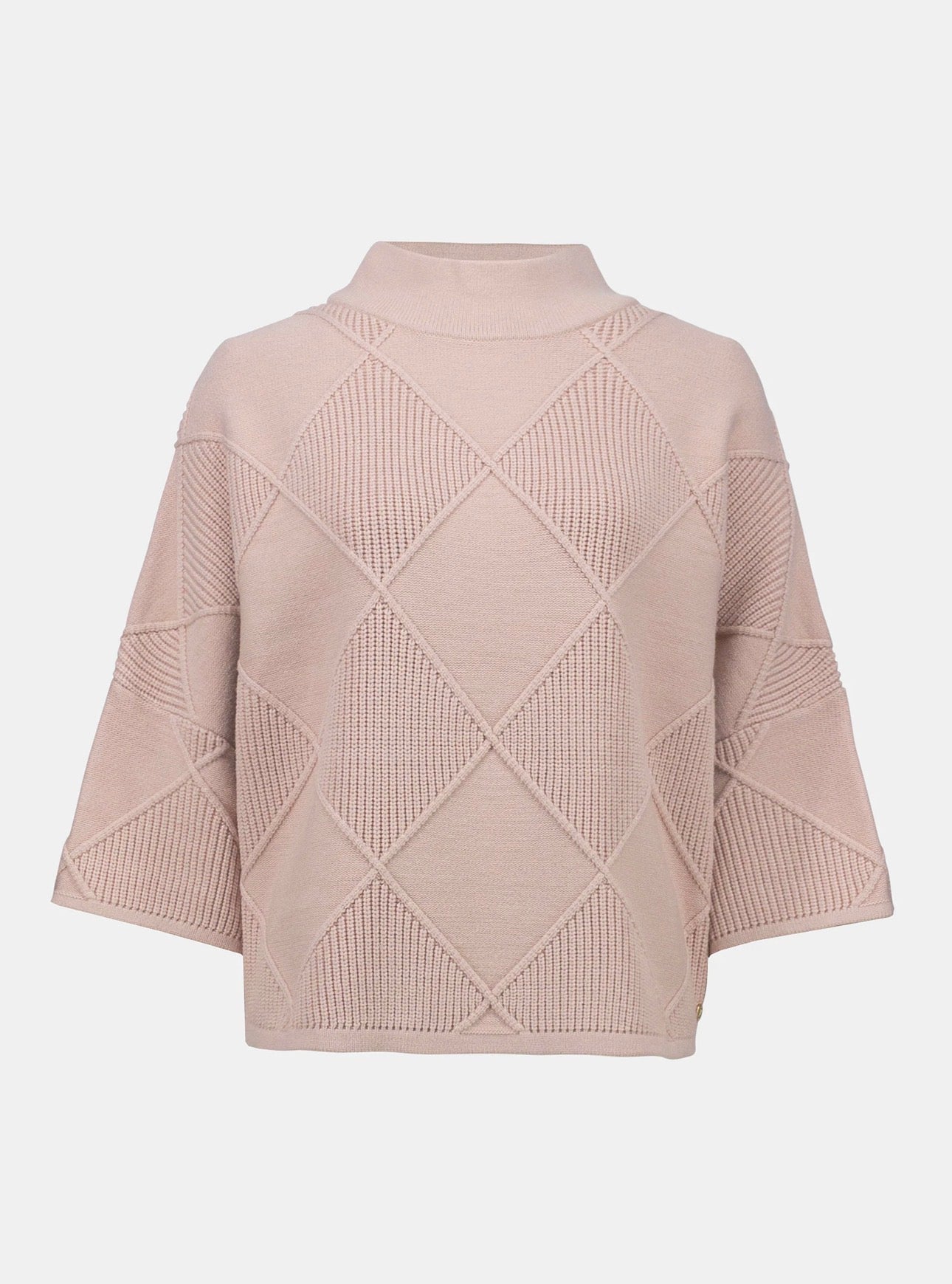 JOSEPH RIBKOFF TEXTURED SWEATER STYLE 253943 COLOUR ROSE
