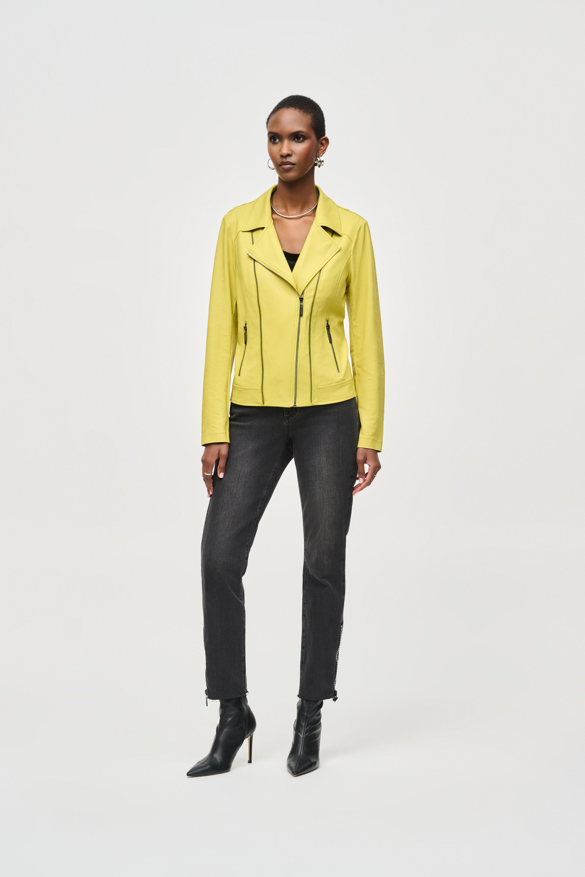 JOSEPH RIBKOFF JACKET STYLE 243905 COLOUR WASABI