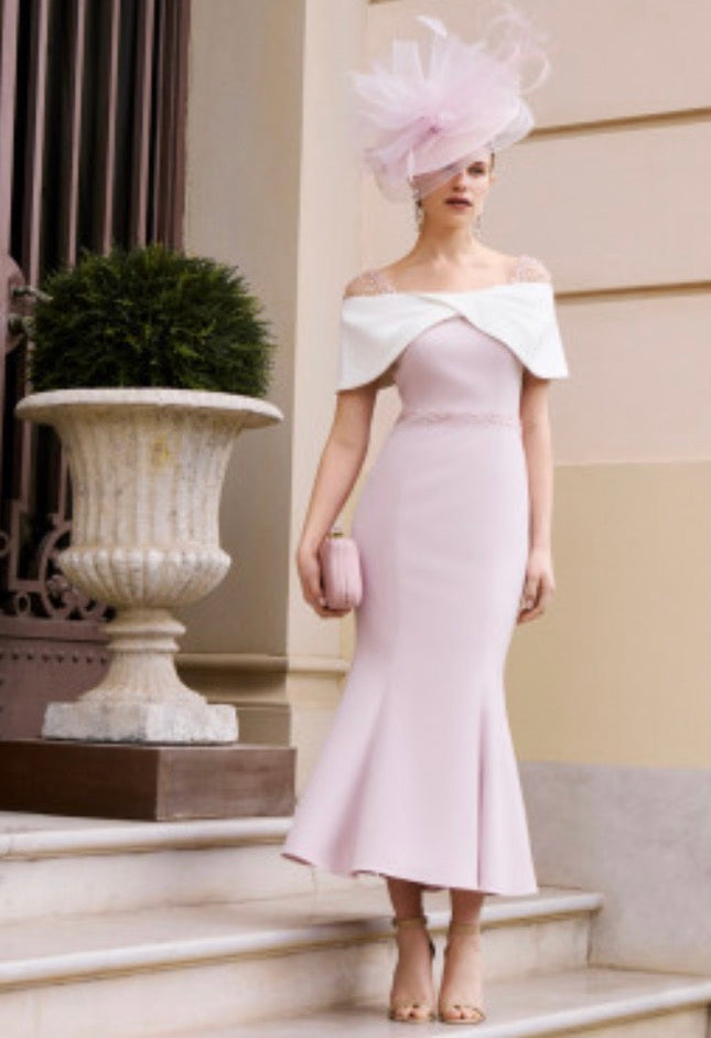 COUTURE CLUB DRESS STYLE 1G94 COLOUR ROSE/IVORY