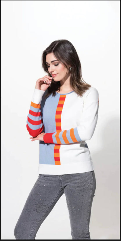 ALISON SHERI SWEATER STYLE A42178 COLOUR MULTI