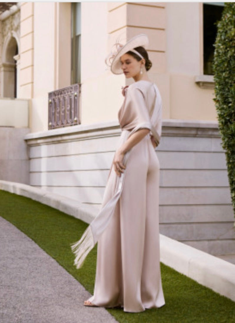 COUTURE CLUB JUMPSUIT STYLE 1G60 COLOUR SAND