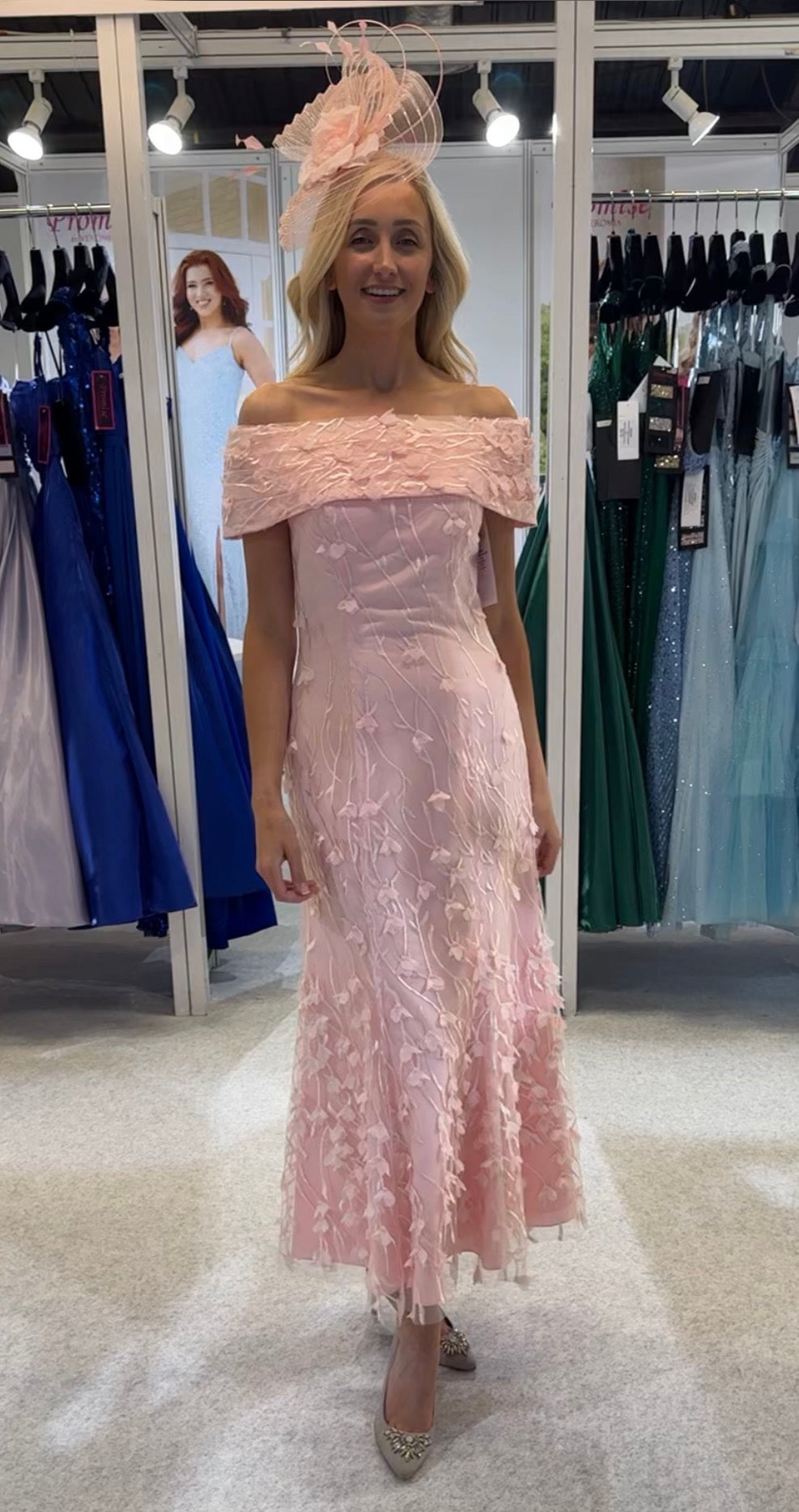 IRRESISTIBLE DRESS STYLE IR8824 COLOUR PEACH/MELBA