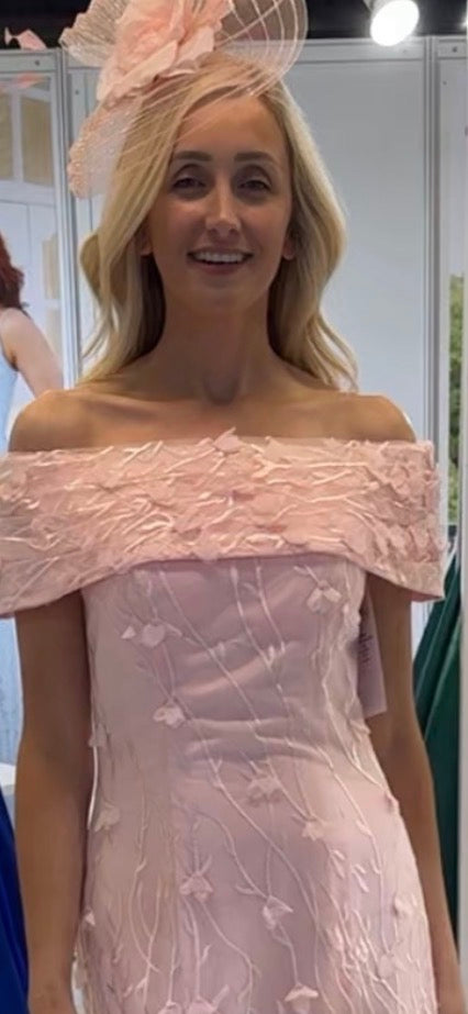 IRRESISTIBLE DRESS STYLE IR8824 COLOUR PEACH/MELBA