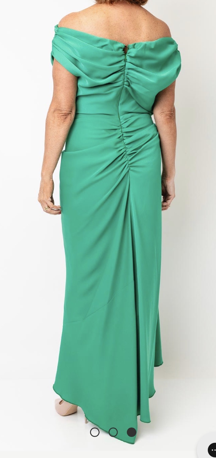 KEVAN JON DRESS STYLE EUGENIE COLOUR EMERALD GREEN