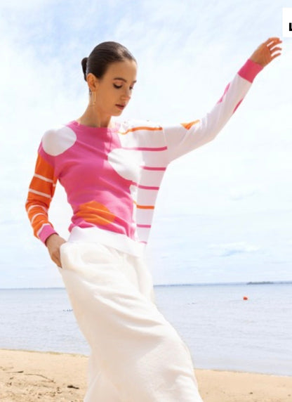 ALISON SHERI SWEATER STYLE A47222 COLOUR FUCHSIA