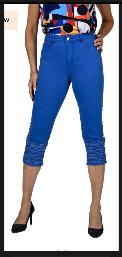 FRANK LYMAN ROYAL BLUE JEAN PANTS STYLE 236671U